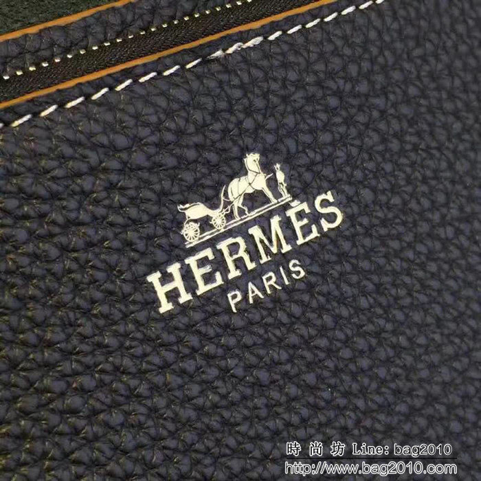 HERMES愛馬仕 經典爆款 男士牛皮手包 802-1 JD1320